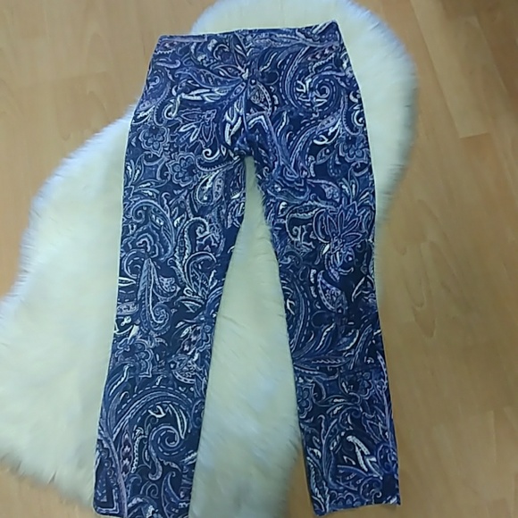 Chico's Paisley Print Knit Pant - Picture 3 of 8